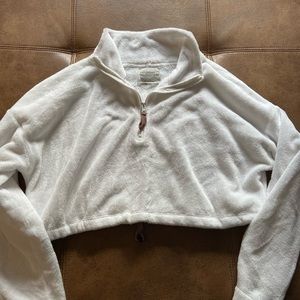 Urban outfitters cropped fleece